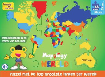 Wereld&#039;s grootste landen (NL) foam puzzle