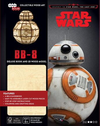 Star Wars BB-8 Deluxe Boek met houten model BB-8