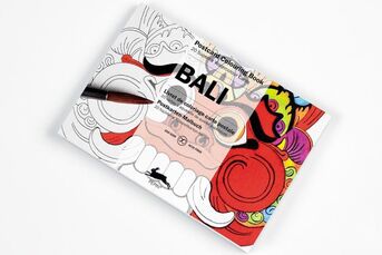 Bali - Postcard Colouring Book
