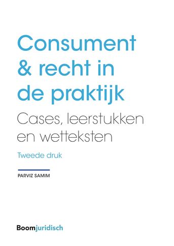 Consument &amp; recht in de praktijk