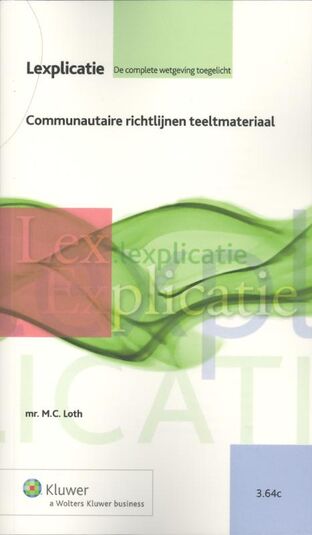 Communautaire richtlijnen teeltmateriaal (e-book)