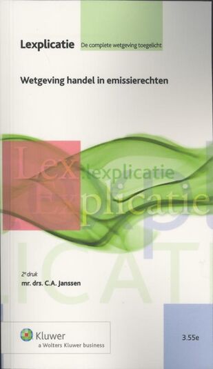 Wetgeving handel in emissierechten (e-book)