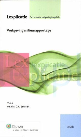 Wetgeving milieurapportage (e-book)