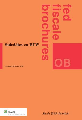 Subsidies en BTW (e-book)
