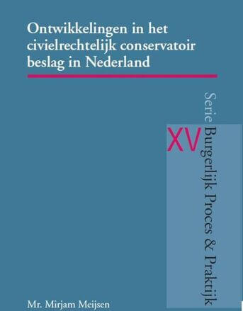Ontwikkelingen in het civielrechtelijk conservatoir beslag in Nederland (e-book)