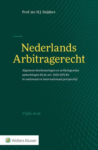 Nederlands Arbitragerecht (e-book)