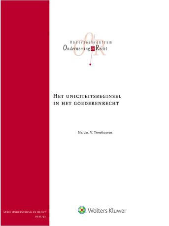 Het uniciteitsbeginsel in het goederenrecht (e-book)