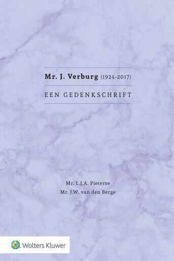 Mr. J. Verburg (1924-2017) (e-book)