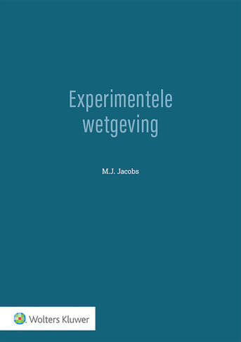 Experimentele wetgeving (e-book)