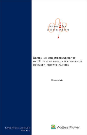 Remedies for infringements of EU Law legal relationships between private parties (e-book)