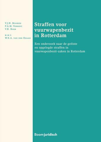 Straffen voor vuurwapenbezit in Rotterdam (e-book)
