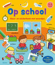 Kleur-en stickerboek met woordjes - Op school (3-5 j.)