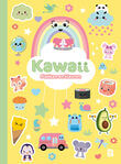 Kawaii plakken en kleuren