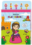 Kleurboek met 5 potloden en gummen - Prinsessen