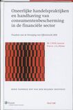 Oneerlijke handelspraktijken en handhaving van de consumentenbescherming in de financiele sector (e-book)