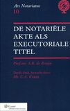 De notariele akte als executoriale titel (e-book)
