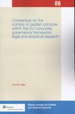 Consensus on comply / explain principle within EU corporate governance framework (e-book)
