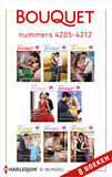Bouquet e-bundel nummers 4205 - 4212 (e-book)