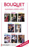 Bouquet e-bundel nummers 4245 - 4252 (e-book)