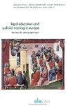 Legal education and judicial training in Europe (e-book)
