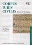 Corpus Iuris Civilis VII; Codex Justinianus 1 - 3