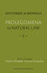 Prolegomena to Natural Law