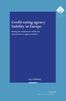 Credit rating agency liability in Europe (e-book)